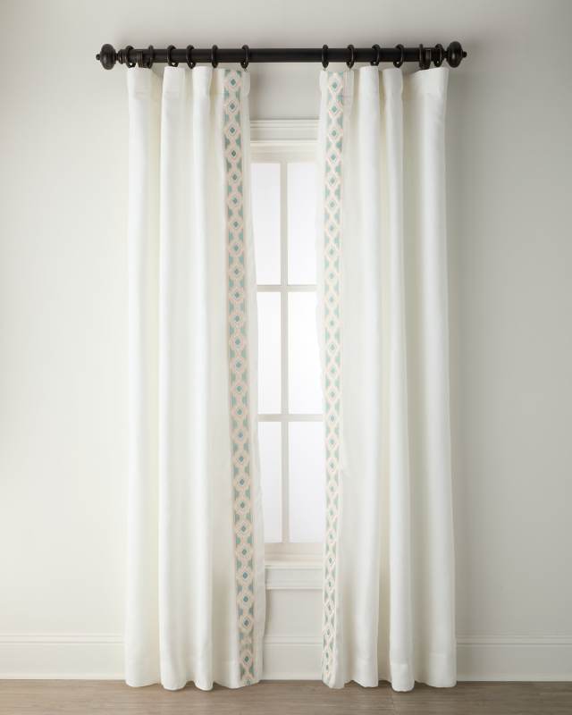 Amalfi Light-Filtering Linen Drapery Panels, 52" x 108" - Set of 2